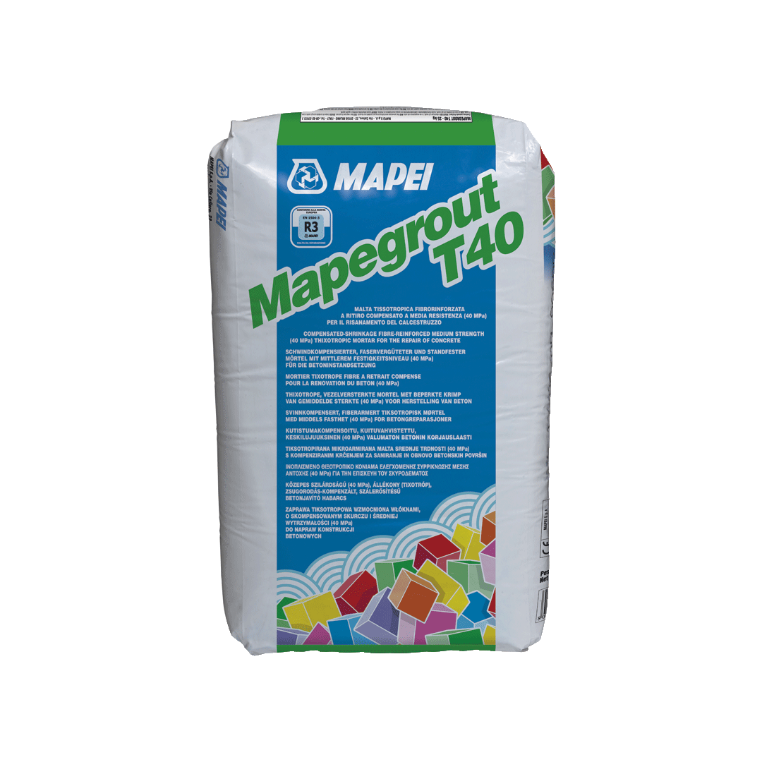 Mapegrout T40 – Thixotropic Structural Repair Mortar