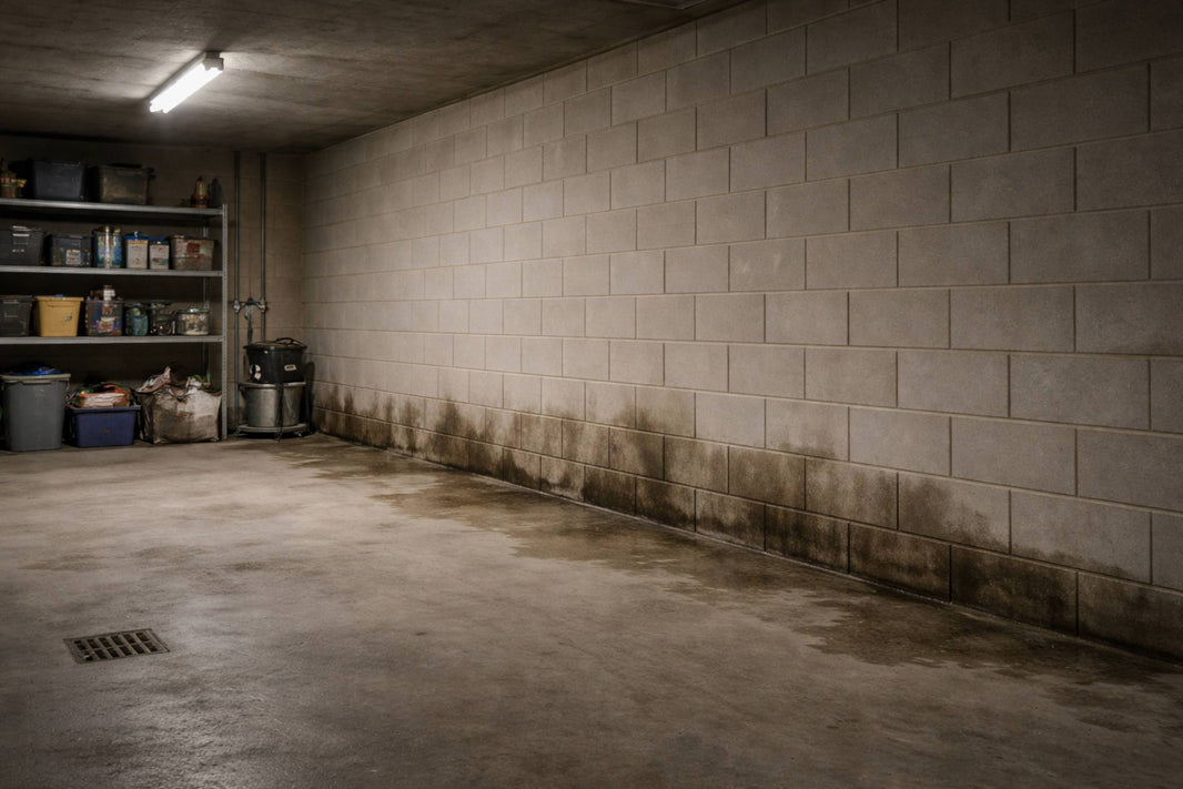 Basement Wall Leaking: Causes, Hydrostatic Pressure and Internal Waterproofing Options