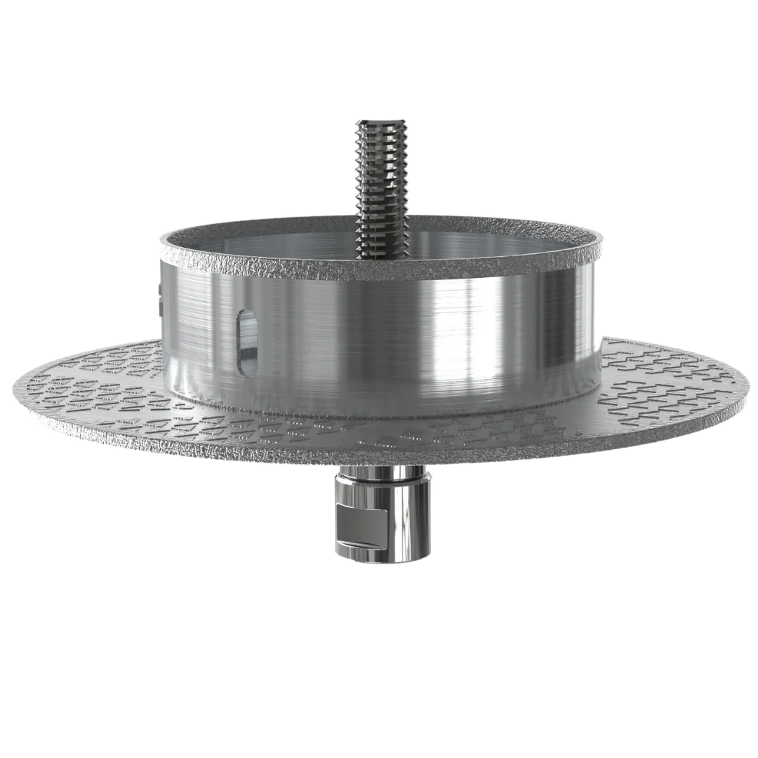 Innovative Tools 230mm FC puddle flange recess disc with integrated 150mm hole saw