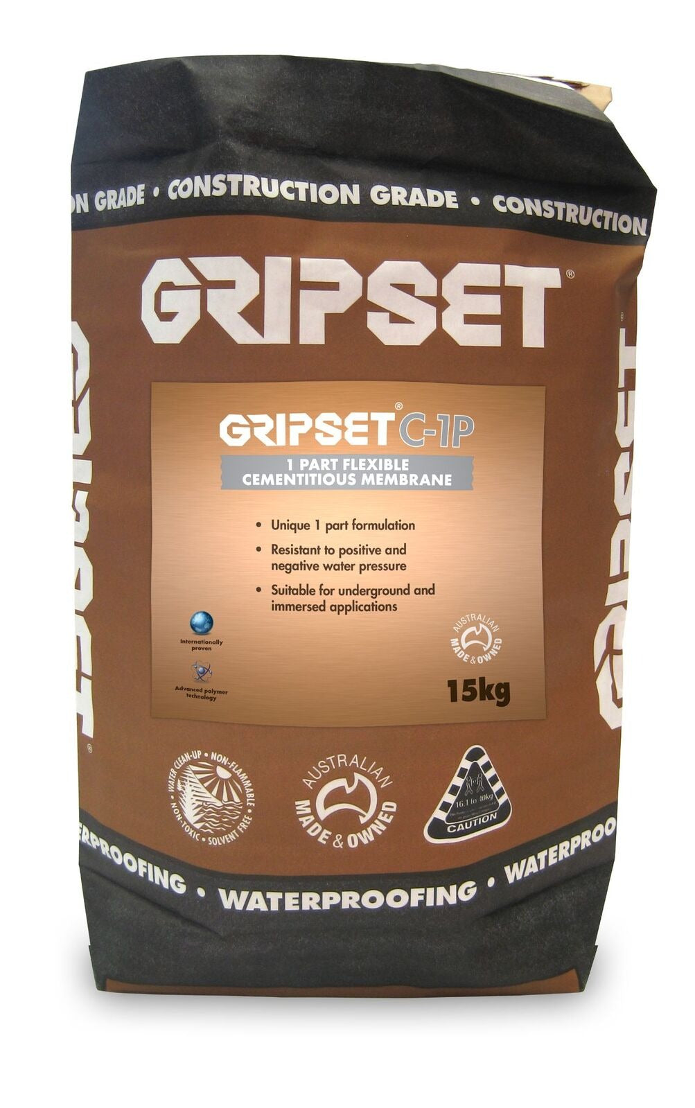 Gripset C-1P – Fibre-Reinforced Flexible Cementitious Membrane