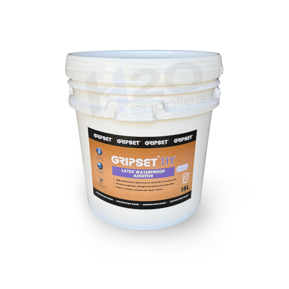 Gripset 11Y – Latex Waterproof Additive for Renders, Screeds & Grouts