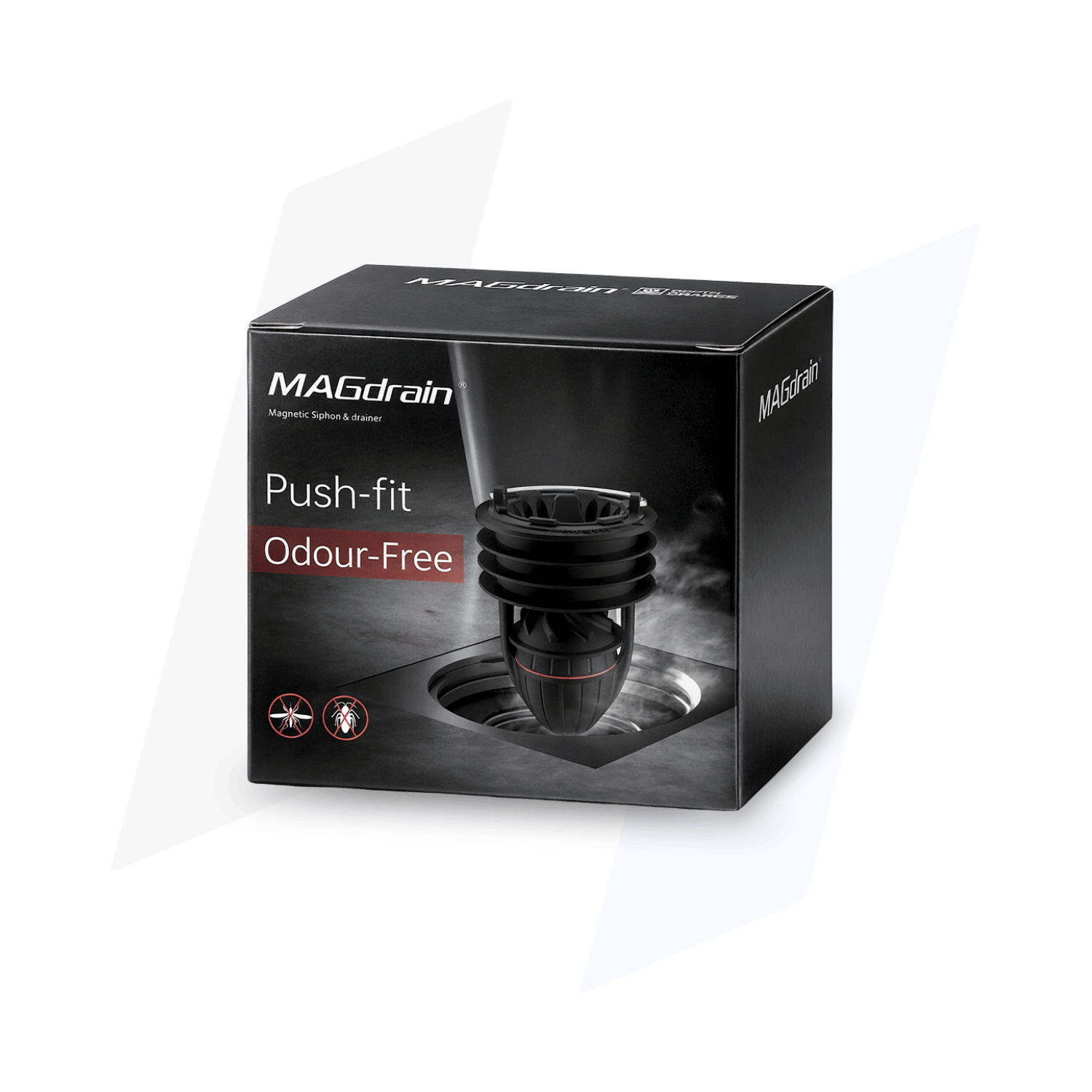 MAGdrain Push-Fit Odour Stopper – Magnetic Floor Drain Insert