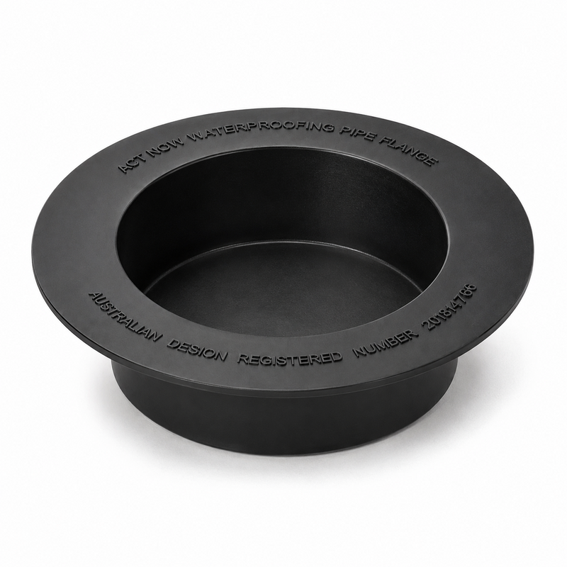 Actnow 100mm rubber flood test puddle flange with sealed base