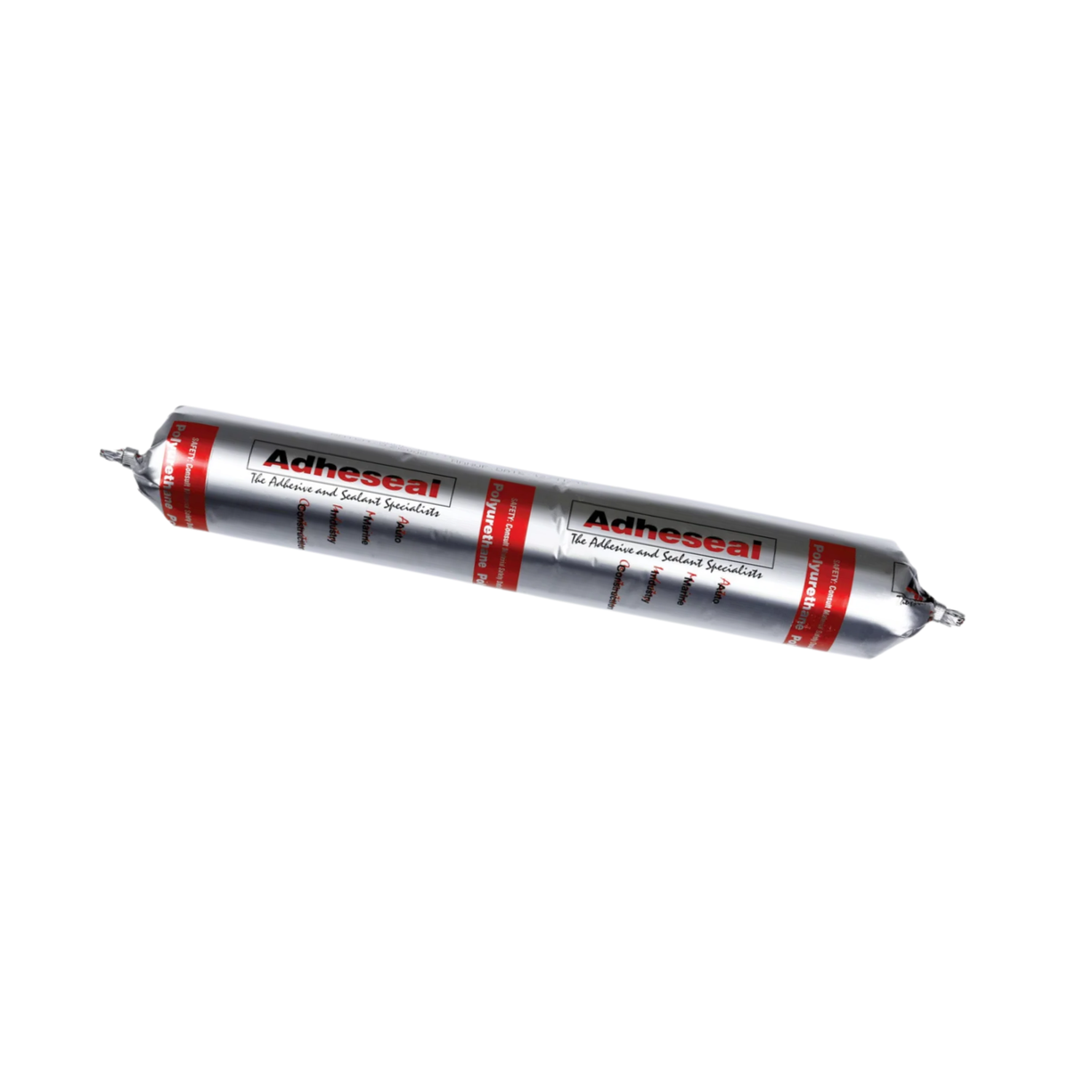 Adheseal PU25 polyurethane sealant in a 600 mL foil sausage