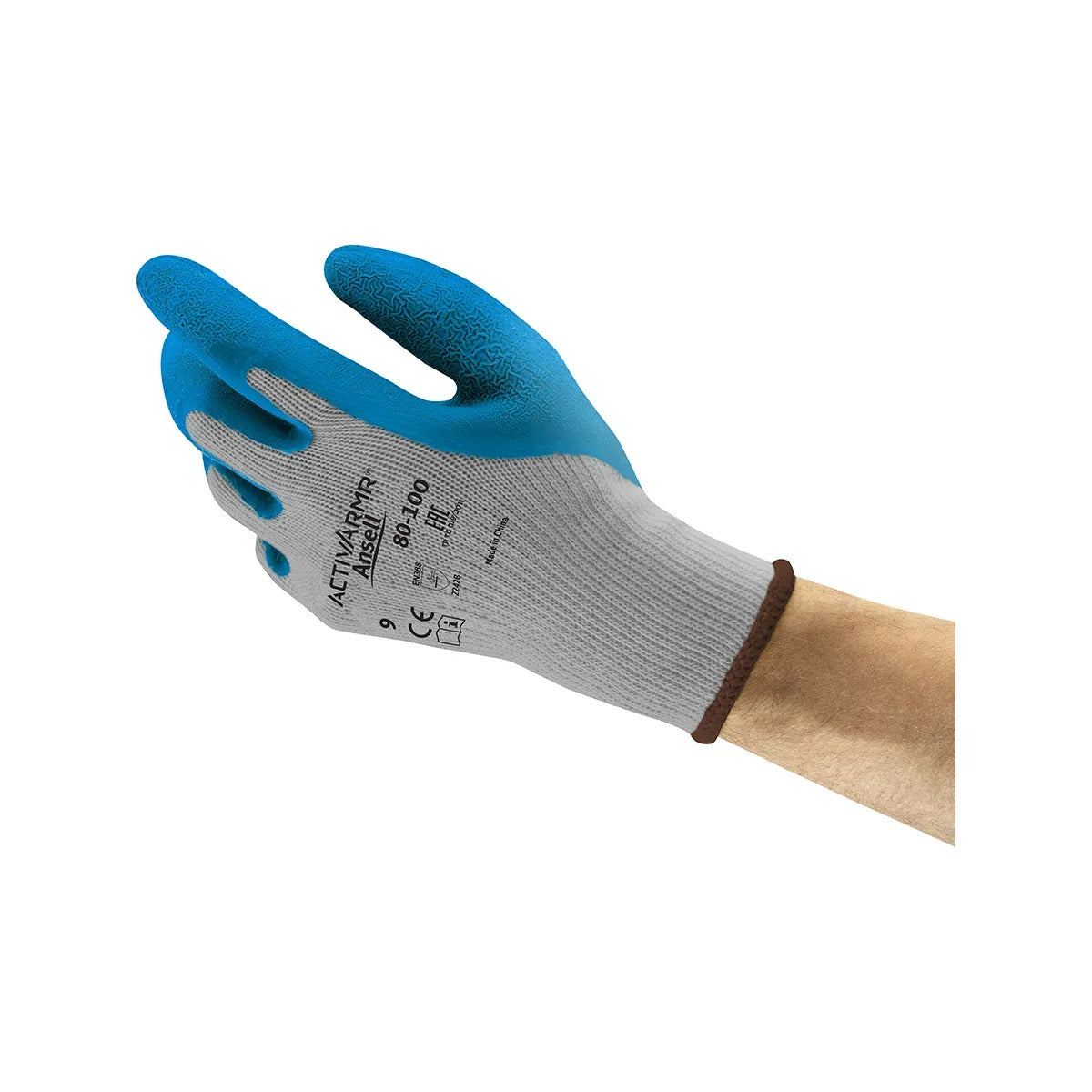Ansell ActivArmr 80-100 work glove crinkle grip coating | H2O Supplies