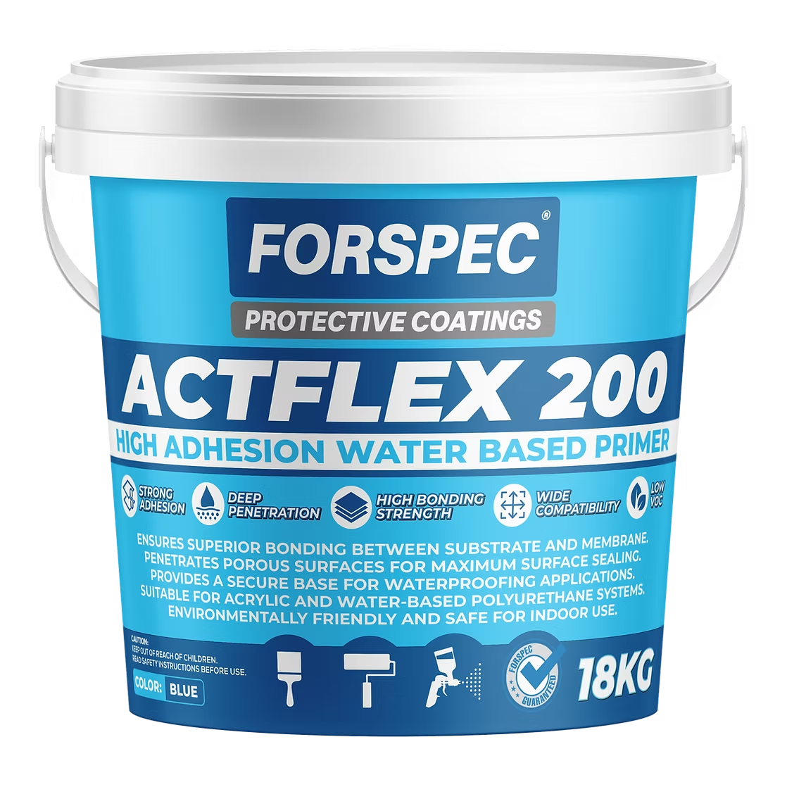 Forspec ACTFLEX 200 high-adhesion water-based primer 18 kg pail