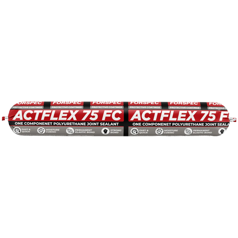 Forspec ACTFLEX 75FC grey polyurethane joint sealant 600ml sausage