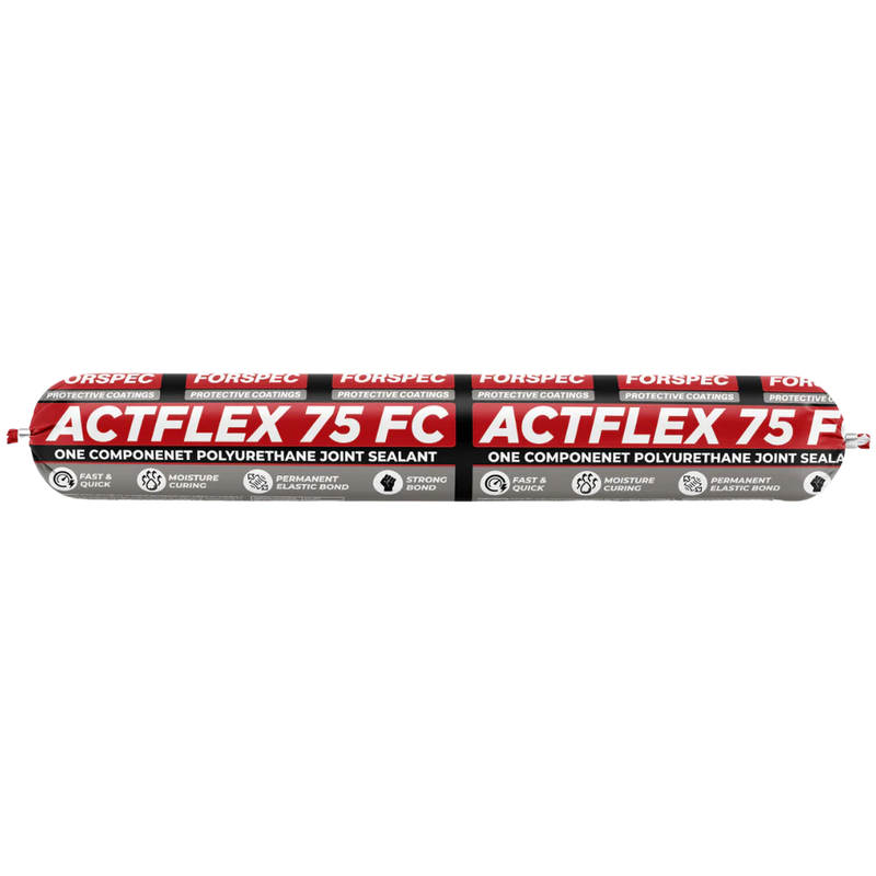 Forspec ACTFLEX 75FC grey polyurethane joint sealant 600ml sausage