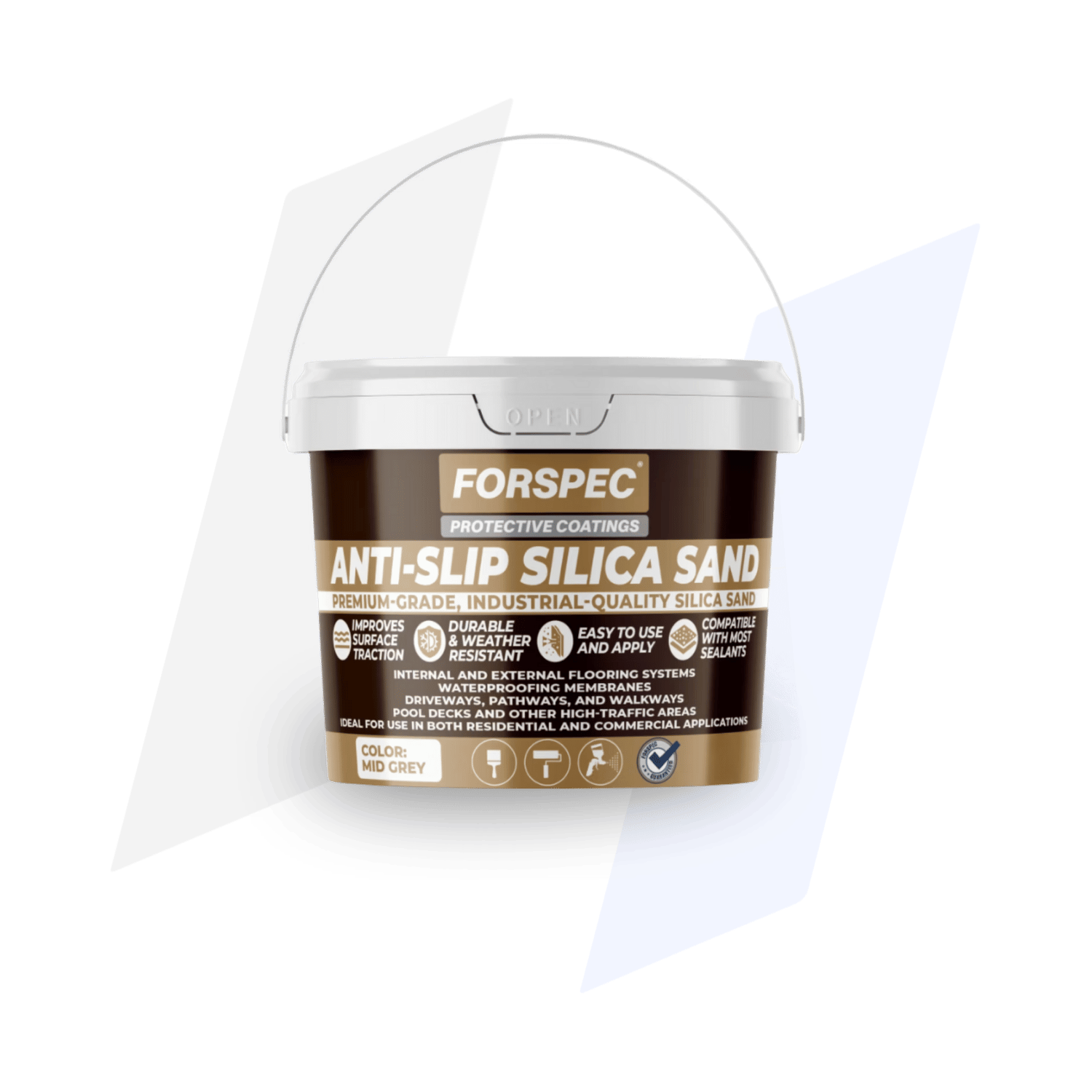 ACTFLEX Anti-Slip Silica Sand – Safety Additive for Coatings & Membranes