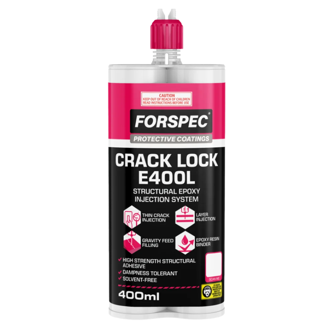 Forspec Cracklock E400L structural injection epoxy 400 mL cartridge
