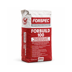 FORSPEC FORBUILD 100 grey concrete repair mortar in a 20 kg bag
