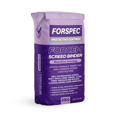 Forspec FORCEM Screed Binder 20kg bag for bonded, unbonded and floating screeds
