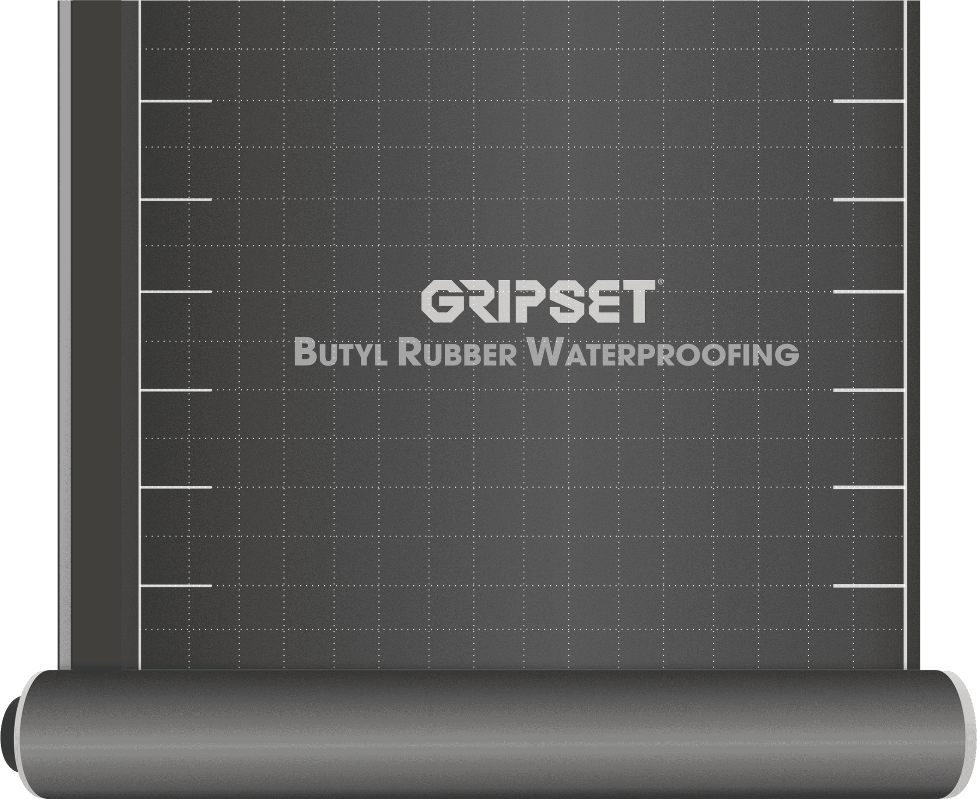 Gripset BRW HD self-adhesive HDPE-faced butyl waterproofing sheet membrane roll