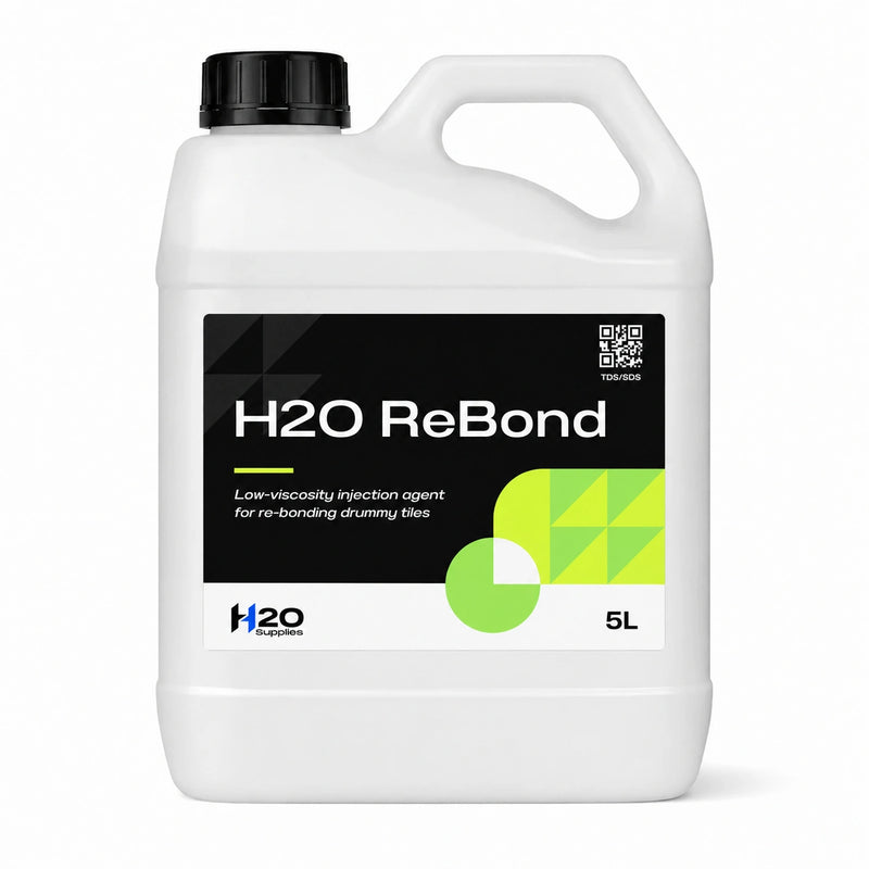 H2O ReBond low-viscosity tile re-bonding injection agent 5 litre container