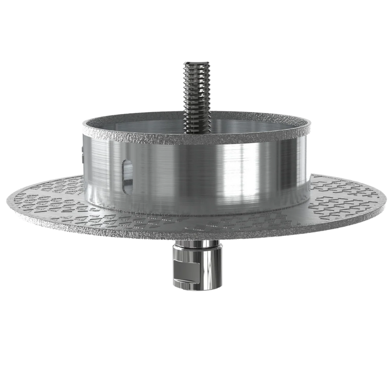 Innovative Tools 230mm FC sheeting puddle flange recess disc with integrated hole saw