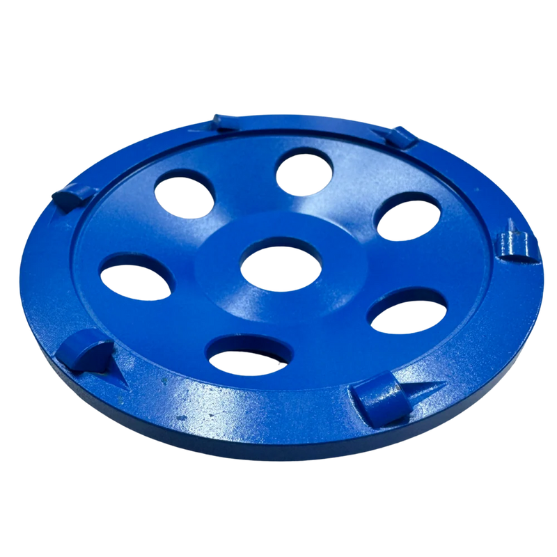ITA 125mm six-segment PCD grinding disc angled view