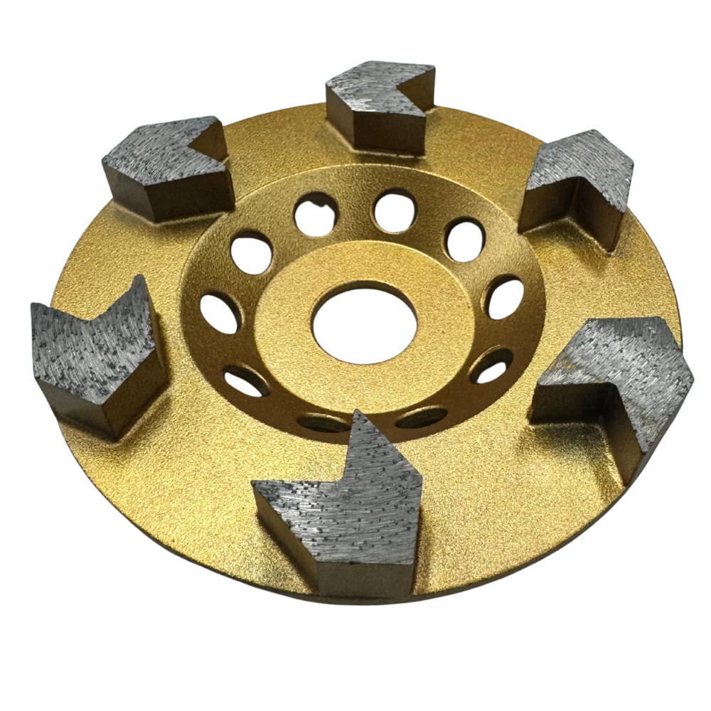 ITA 125mm Arrow Cup Grinding Disc angled view