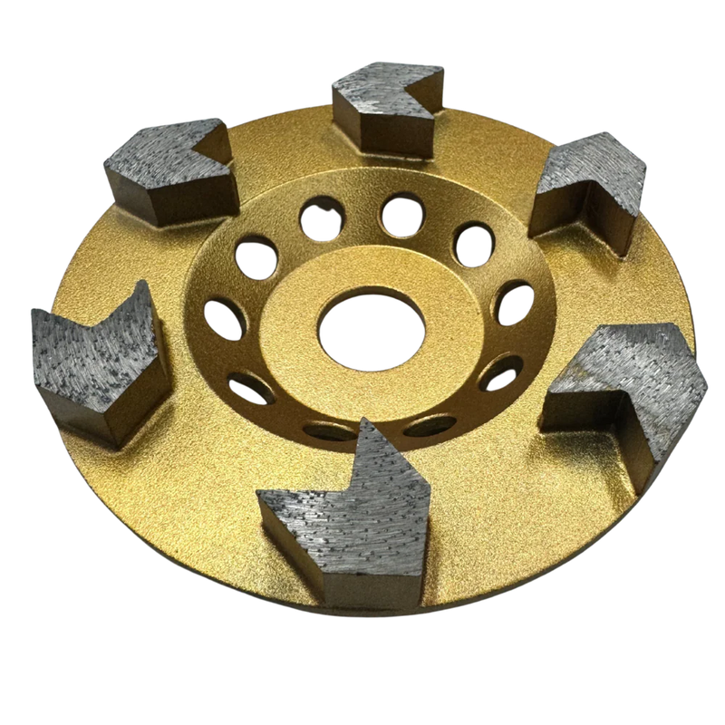 ITA 125mm Arrow Cup Grinding Disc angled view