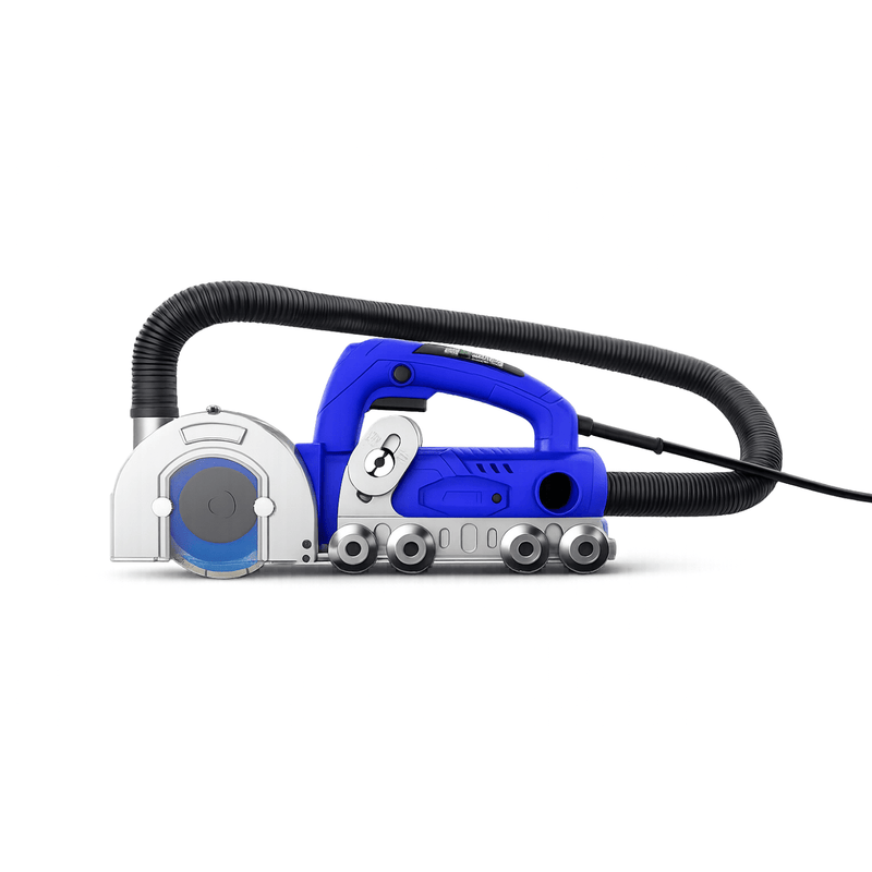 Grout Buster 3000 grout removal machine with integrated dust extraction hose