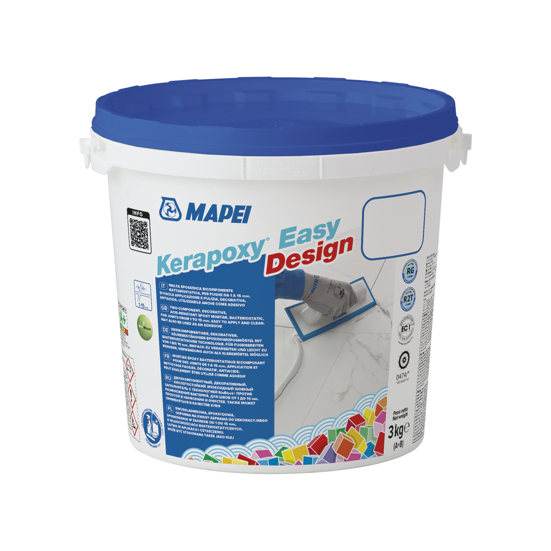 Mapei Kerapoxy Easy Design two-component epoxy grout and adhesive 3 kg kit