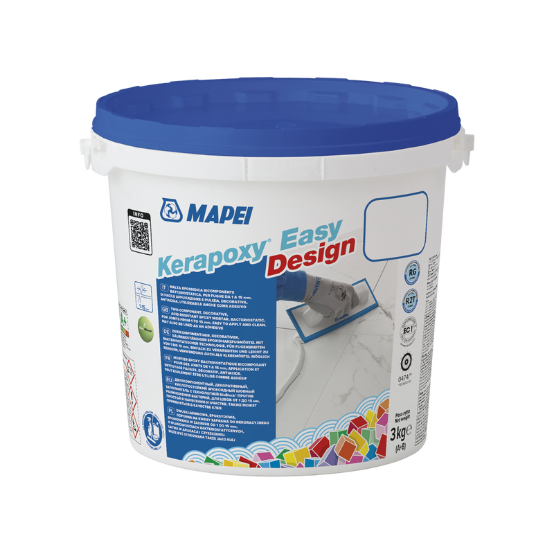 Mapei Kerapoxy Easy Design two-component epoxy grout and adhesive 3 kg kit