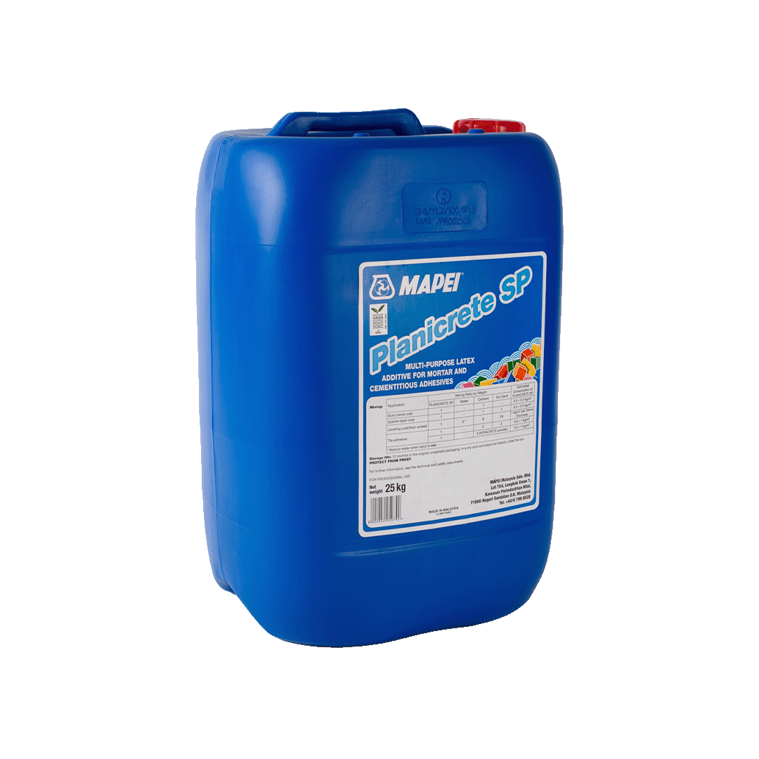 Mapei Planicrete SP – Latex Additive for Mortar, Screeds & Adhesives