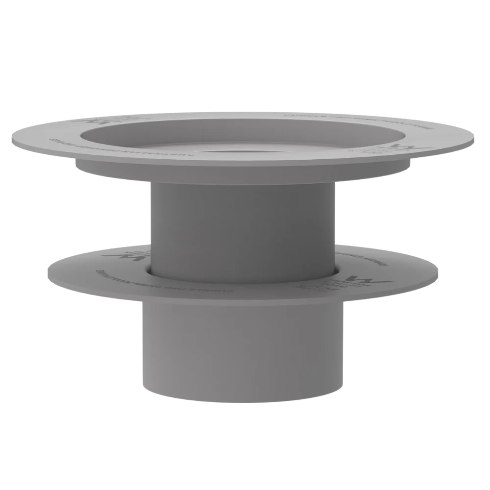 Puddle Pro 90mm and 100mm retrofit puddle flange size comparison