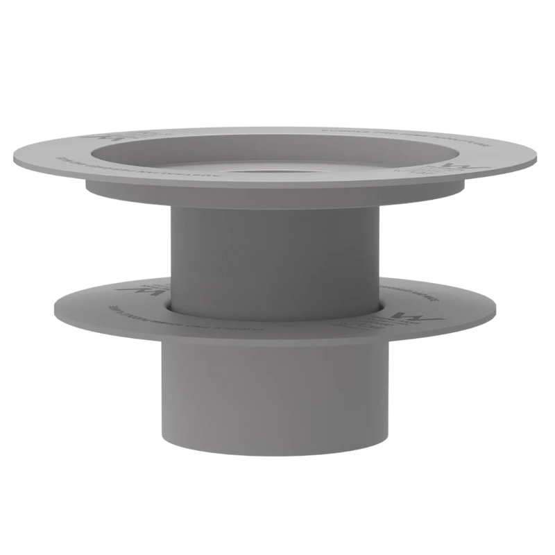 Puddle Pro 90mm and 100mm retrofit puddle flange size comparison