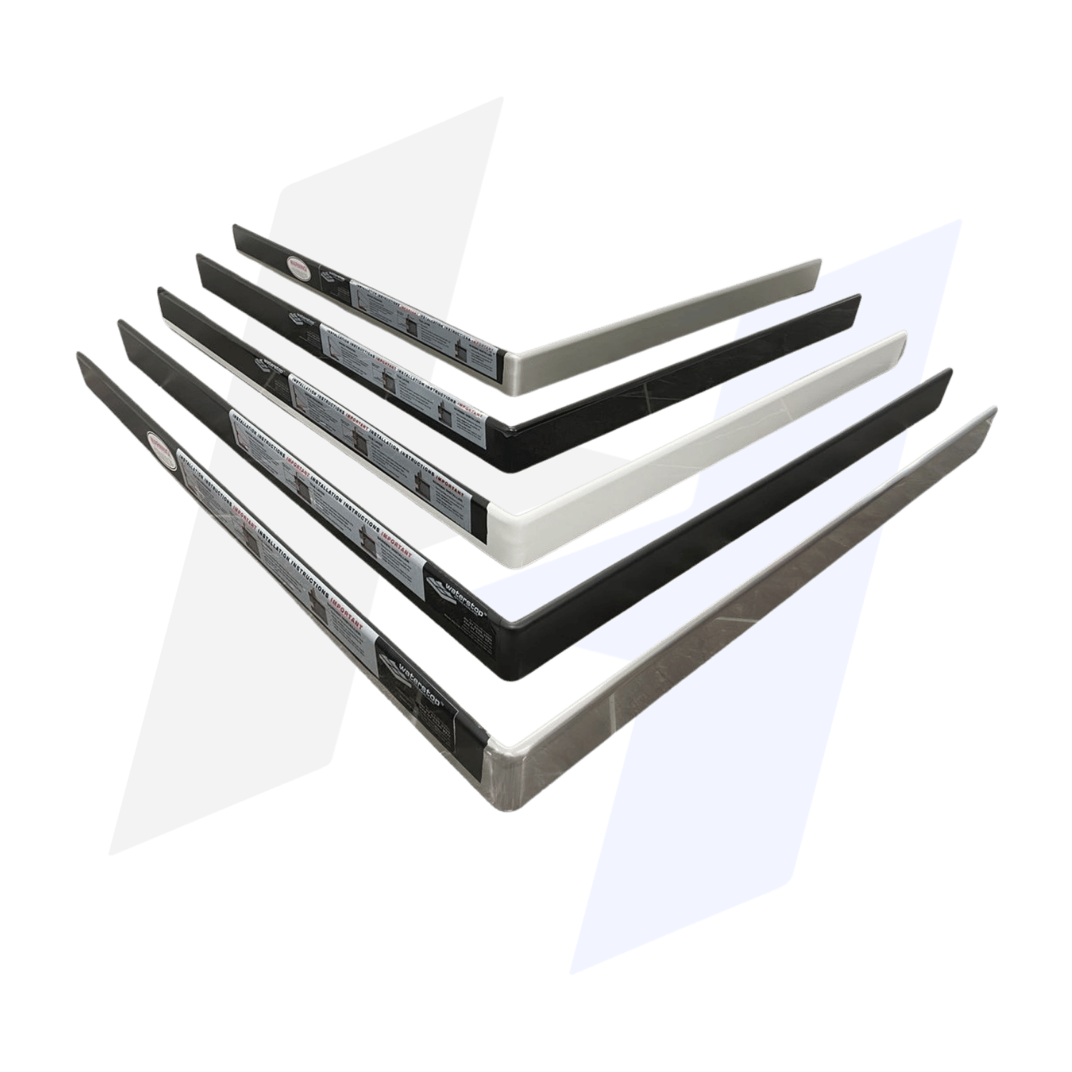 Waterstop Streamline 90° Corner – Aluminium Shower Angle